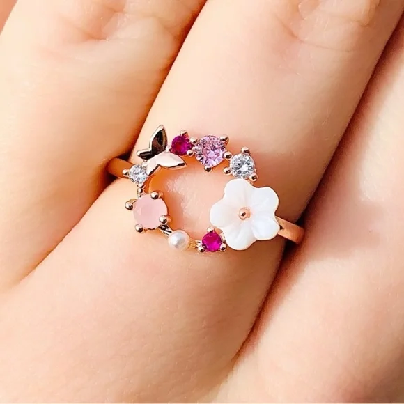 925 Sterling silver creative ring - Picture 1 of 5